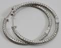 052325 13CT DIAMOND INSIDEOUT HOOP EARRINGS