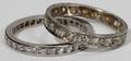 052319 DIAMOND PLATINUM ETERNITY RINGS TWO