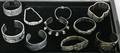 050321 COSTUME JEWELRY CUFF BRACELETS 10 TOTAL