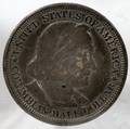 040360 WORLD COLUMBIA EXPO HALF DOLLAR COIN