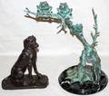 022275 DECORATIVE BRONZE  METAL SCULPTURES H 9 12