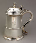 Boston Massachusetts silver tankard ca 1755
