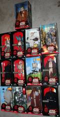 020284 HASBRO STAR WARS FIGURE GROUPING 13 PIECES
