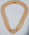 010262 756MM PEARL 14K YELLOW GOLD NECKLACE L52