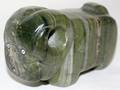 060331 GREEN STONE FIGURE OF RAM H 2 12 L 4