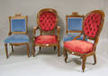 Four Victorian chairs