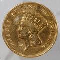050347 US 3 DOLLAR GOLD COIN 1874P 900 FINE GOLD