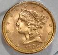 050346 US 5 DOLLAR GOLD COIN 1906D 900 GOLD