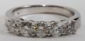 042302 125 CT DIAMOND 18 KT BAND FIVE STONES
