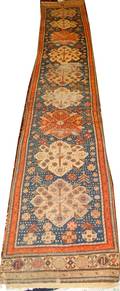 041398 PERSIAN RUNNER ANTIQUE 12 8 X 2 1