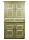 Rustic Painted Kitchen Cupboard 19th C