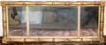 041371 AMERICAN FEDERAL GILT WOOD THREEPANEL MIRROR