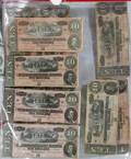 040388 CONFEDERATE PAPER CURRENCY 10 DOLLAR NOTES