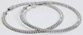 022327 270 CT DIAMOND IN  OUT HOOP EARRINGS