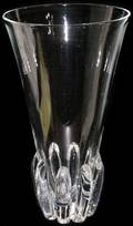 021352 STEUBEN GLASS LOTUS VASE H 13 34 DIA 7 34
