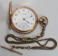 012311 WALTHAM 14K YELLOW GOLD POCKET WATCH 1887