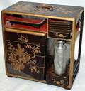 012278 JAPANESE BLACKGOLD LACQUER SAKI  FOOD UNIT