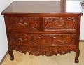 010320 FRENCH PROVINCIAL STYLE WALNUT CHEST MODERN