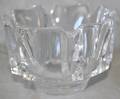 010317 CRYSTAL  PORCELAIN NUT DISHES  CRYSTAL DISH