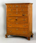 Pennsylvania Chippendale walnut tall chest ca 1770