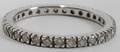 060397 DIAMOND  14KT WHITE GOLD RING 23 GRAMS