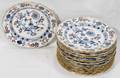 052397 MEISSEN BLUE ONION PORCELAIN PLATES 14