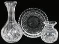 052376 WATERFORD CRYSTAL ASH TRAY 2 VASES