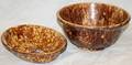 041442 ROCKINGHAM BENNINGTON SPATTER WARE BOWLS