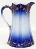041431 KELLER  GUERIN OF LUNEVILLE BLUE PITCHER