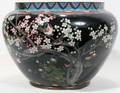 030413 JAPANESE CLOISONN JARDINIRE FLOWERS  BIRDS