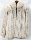 011526 SAGA WHITE FOX FUR JACKET L30