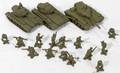 010385 GERMAN WWII LEAD MILITARY SOLDIERS  TANKS