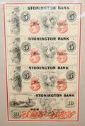 060467 STONINGTON BANK SINGLE UNCUT IMPERF SHEET