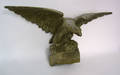 Cast iron spread winged eagle architectural ornament dated 1917
