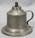 041463 PEWTER WHALE OIL LAMP C 1830 H 3 12