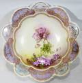 031493 R S GERMANY HANDPAINTED PORCELAIN FRUIT BOWL
