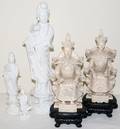 031478 CHINESE PORCELAIN  FAUX IVORY FIGURES FIVE