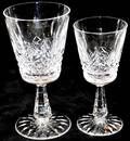 011545 WATERFORD CRYSTAL WATER GOBLETS  WINES 13