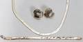 010444 ITALIAN STERLING NECKLACE BRACELET EARRINGS
