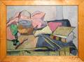 122416 ELSIE RUBIN OIL ON BOARD 195 STILL LIFE