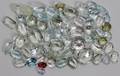 060492 GEM CUT WHITE SAPPHIRES STONES 55 LOT