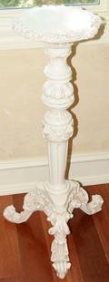 052482 CERAMIC PEDESTAL WCRAQUELURE FINISH 20TH C