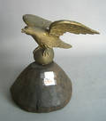 Carved eagle on a plinth