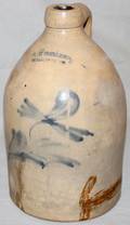 051481 HNBALLARD STONEWARE JUG BURLINGTON VT