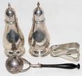 051493 INT PRELUDE STERLING SALT  PEPPER SHAKERS