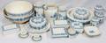 042438 WEDGWOOD EMBOSSED QUEENS WARE GROUPING 22