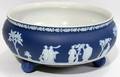 042411 WEDGWOOD BLUE JASPERWARE CENTERPIECE BOWL