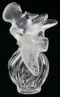 022467 LALIQUE CARVED GLASS PERFUME BOTTLE H 4