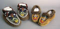 Pair of Iroquois beaded moccasins