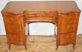 020487 VICTORIAN MAHOGANY VANITY W MIRROR AND BENCH